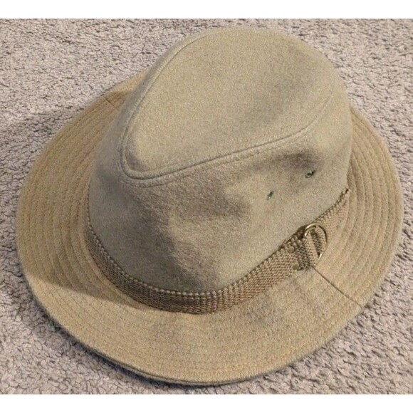 Vintage Stetson Green Fedora Hat Union Made in USA Men's Large - Picture 5 of 8
